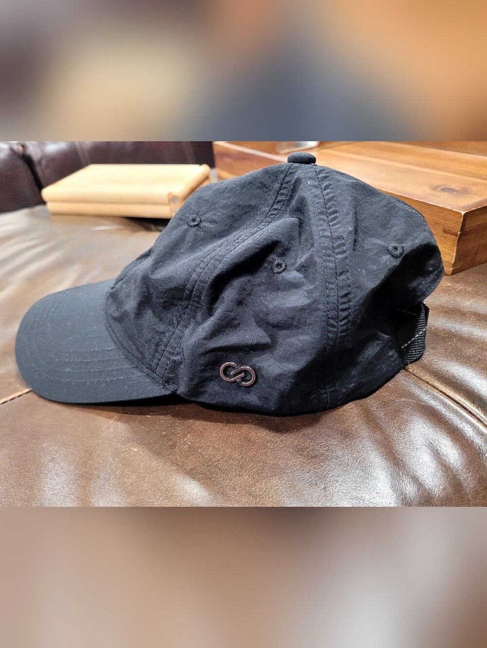 Womens CALIA Casual Curved Brim Cap, Athleisure - Black (One Size Fits Most)